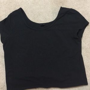 Black Aeropostale crop top