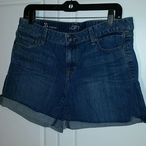 Denim shorts