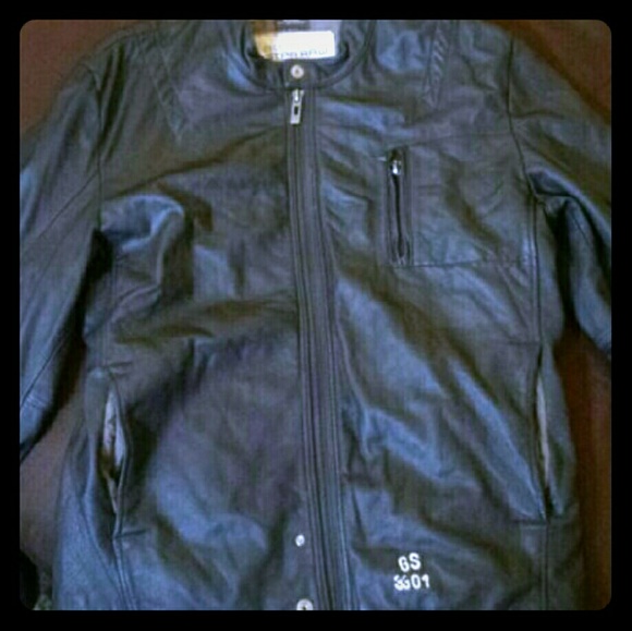 Leather jacket gstar raw