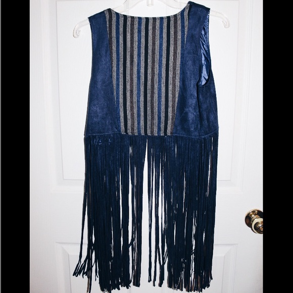 Loverich Fringe Vest - Picture 2 of 2