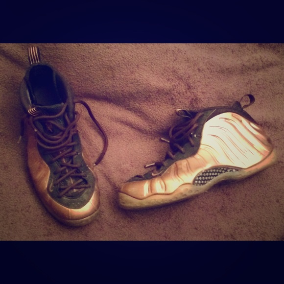 Nike Copper Foamposites, Sz 10