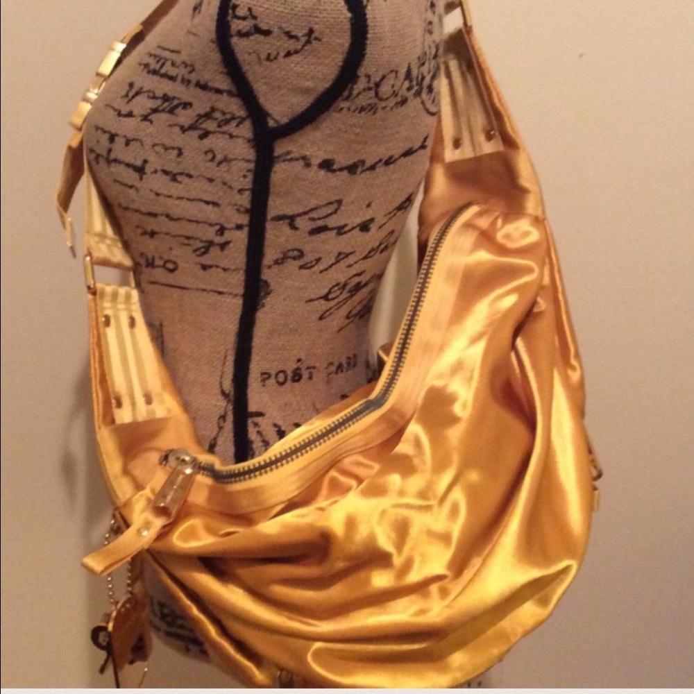 RARE Juicy Couture mustard yellow crossbody bag