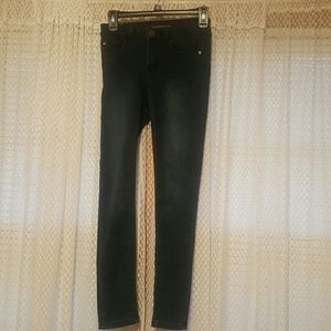 Dark denim skinny jeans