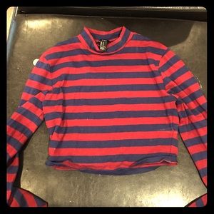 Forever 21 Cropped turtle neck long-sleeve