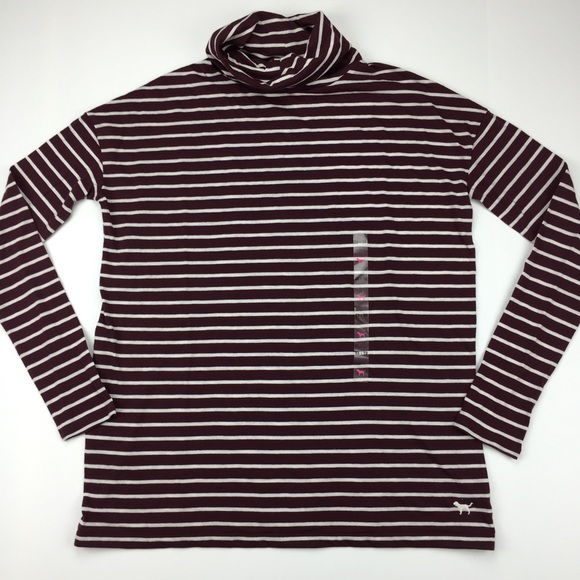 PINK Victoria's Secret Tops - 🐢FINAL PRICE🐢 NWT VS PINK Purple Turtleneck