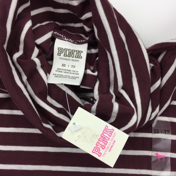 🐢FINAL PRICE🐢 NWT VS PINK Purple Turtleneck - Picture 3 of 3