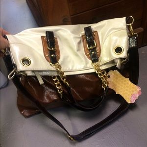 Nicole lee fold over bag