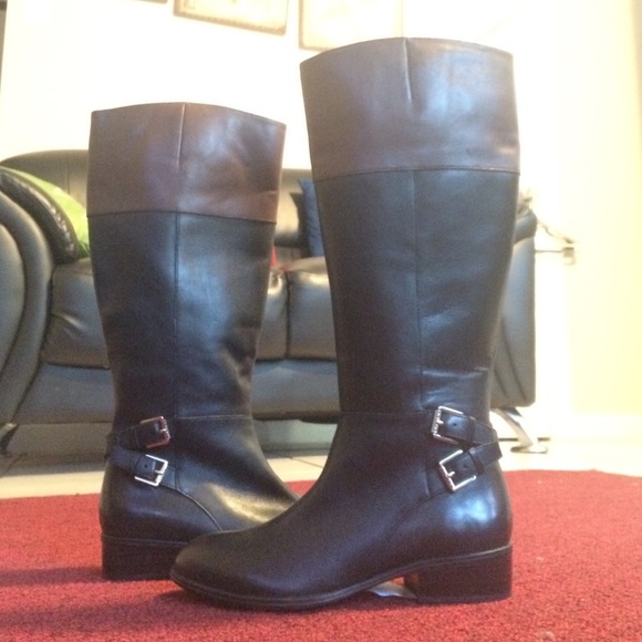 Ralph Lauren calf high , rider boots