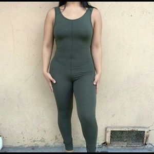 Olive Green Jumpsuit