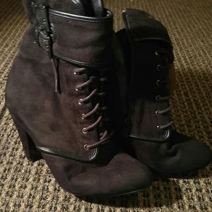 Vintage lace up boots