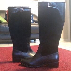 Ralph Lauren calf high boots , never before used