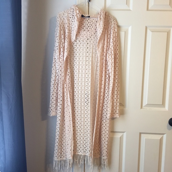 Beige long cardigan!! Super cute!!