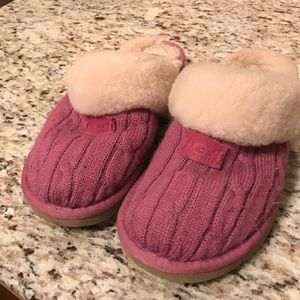 Pink UGG slippers