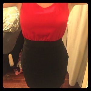 Black and Red Express dress