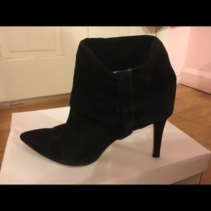 Calvin Klein black suede Bethany booties- size 8.5