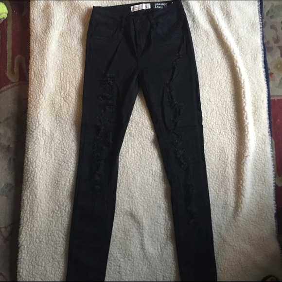 Black Ripped Jeans