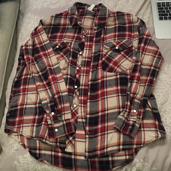 Soft Plaid Button Up
