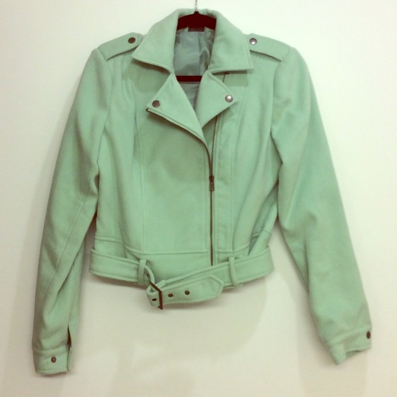 Wool biker jacket!