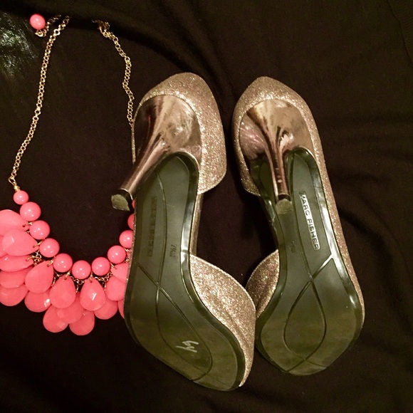 🎉HP🎉 Marc Fisher Peep Toe Heels - Picture 3 of 4