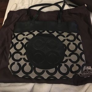 Black Coach Tote