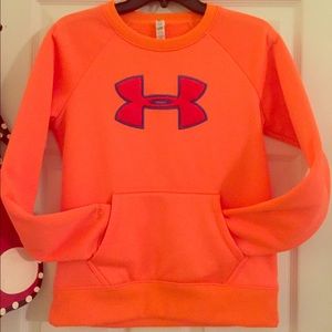 NEW NO TAGS!!👍🏻Bright orange sweatshirt!