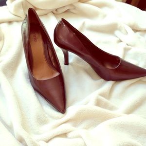 Connie Brown patent leather heels