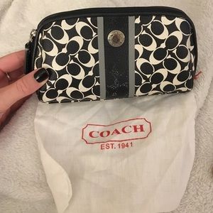Coach makeup bag