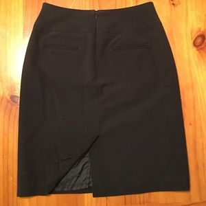 Black pencil skirt
