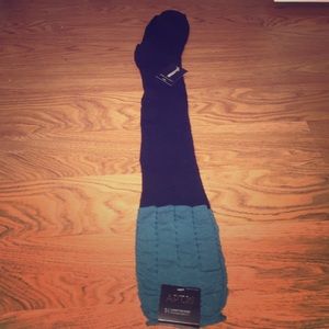 new with tags! over the knee black and blue socks