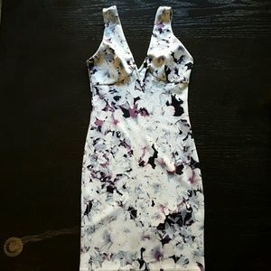 Forever 21 Bodycon Floral Mini Dress