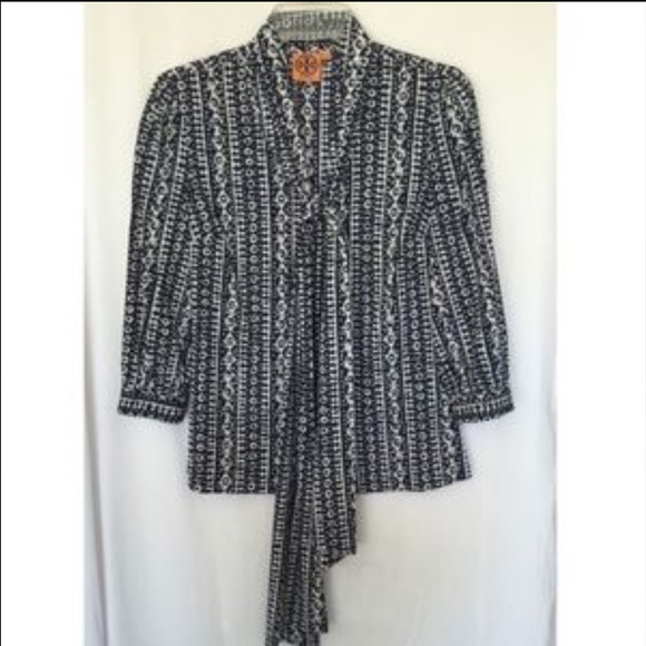 Tory Burch bow blouse