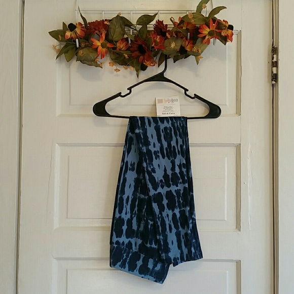 LulaRoe TC *Unicorn* BNWT blue tie dye leggings