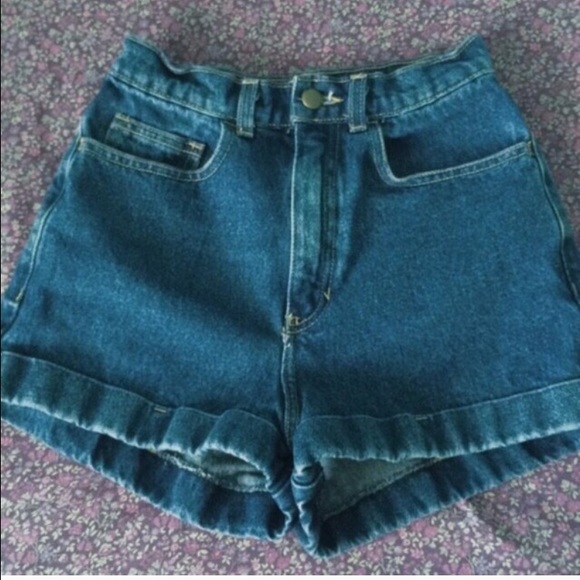 AA denim shorts