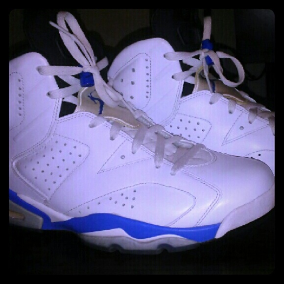 Jordan 6 retro blue/white size 11.5 - Picture 1 of 1