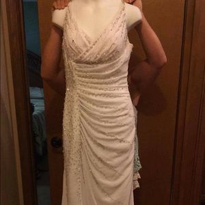 White long Formal dress