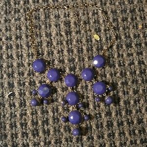 Adorable blue and gold necklace