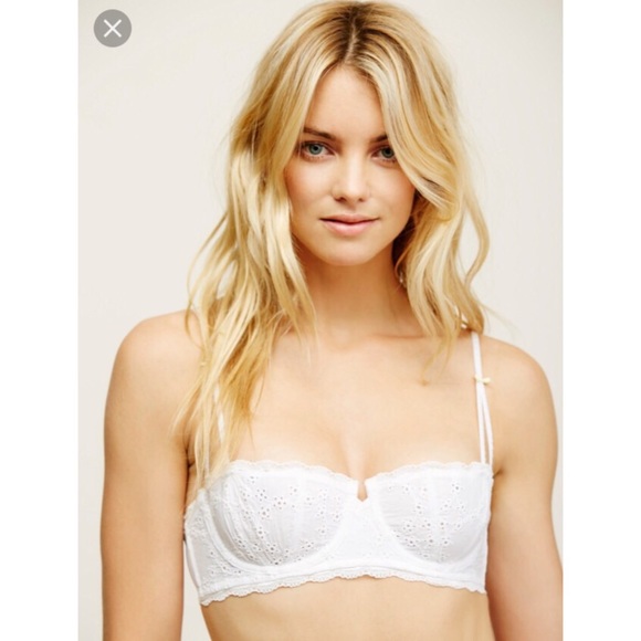 NWOT Free People White Oh My Darling Bra 🍃 - Picture 4 of 4