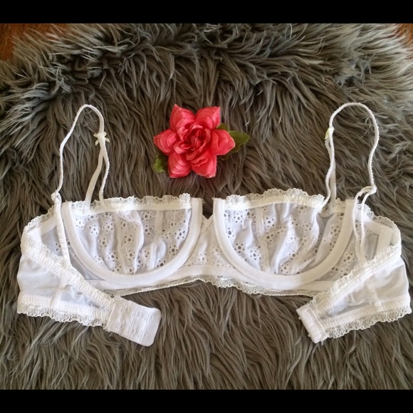 NWOT Free People White Oh My Darling Bra 🍃 - Picture 3 of 4