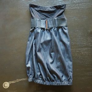 New Collection Denim Straples Dress