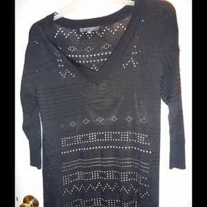 Catherine Malandrino Black Sweater Dress size XL