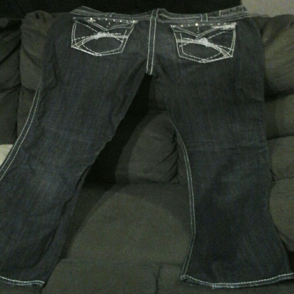 Black Silver jeans McKenzie cut size 36/32