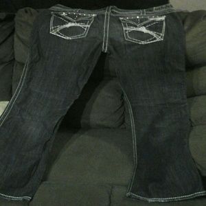 Black Silver jeans McKenzie cut size 36/32