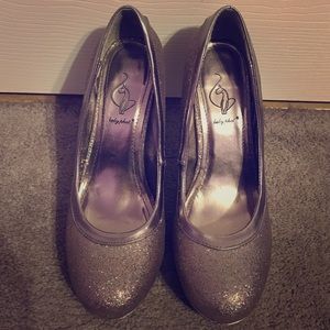 Baby Phat Sparkly Platform Heels