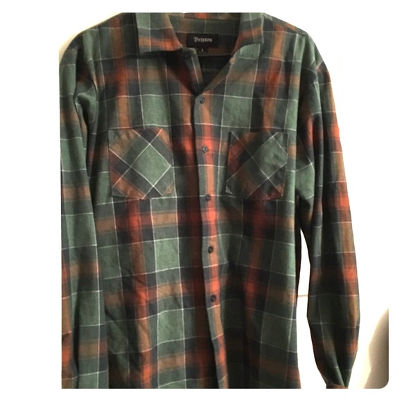 Brixton plaid button up