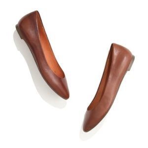 NWT Madewell Sidewalk Skimmer Flats Size 8