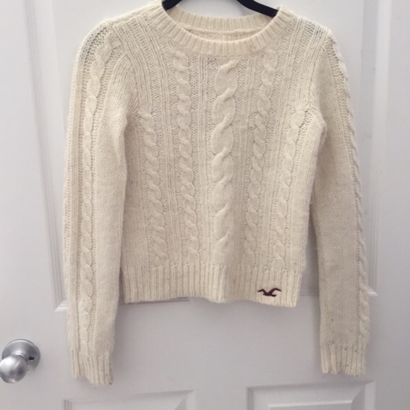 Cream Hollister Sweater (Repost)