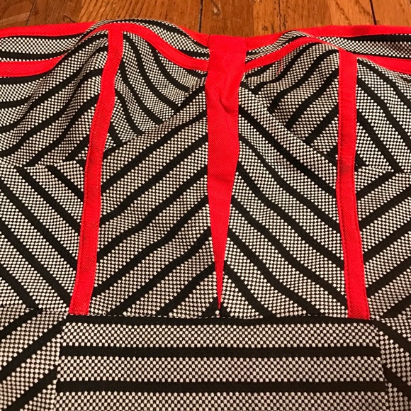 Black stripe strapless ark & co dress size medium - Picture 2 of 3