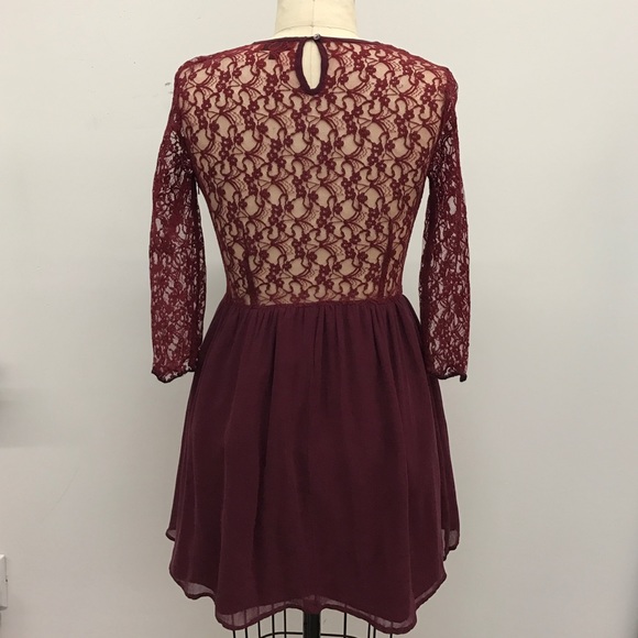 Topshop Lace Contrast Dress - Picture 2 of 2