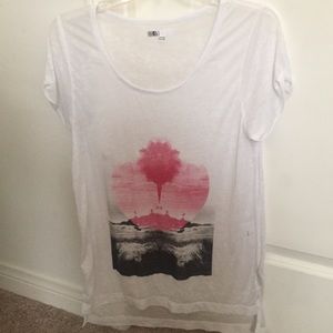 TILLYS SHEER WHITE TEE