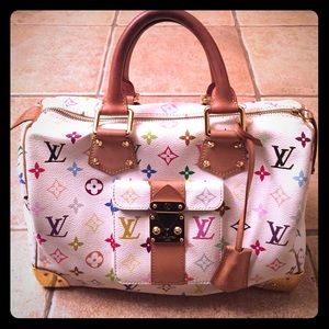 Louis Vuitton Monogram Muticolor Speedy (white)